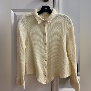 Donni waffle button up